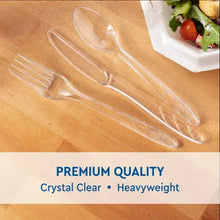 Clear Cutlery Combo Pack, Forks, Knives, Spoons (360 Ct.)