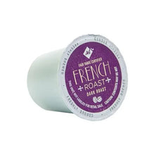 members-mark-french-roast-single-serve-coffee-cups-single-pod-closeup-purple-lid-fair-trade - USA Mega Market