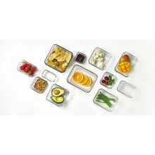 members-mark-glasslock-24-piece-food-storage-set-flatlay-varied-containers-with-chips-fruit-avocado - USA Mega Market