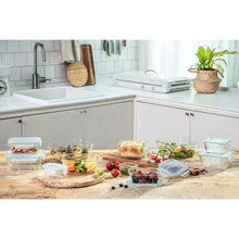 members-mark-glasslock-24-piece-food-storage-set-kitchen-counter-display-varied-sizes-salad-lids - USA Mega Market