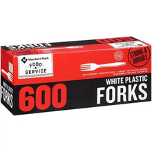 members-mark-heavyweight-white-plastic-forks-600-count-box-front - USA Mega Market