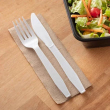 members-mark-heavyweight-white-plastic-forks-600-count-fork-and-knife-napkin - USA Mega Market