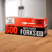 members-mark-heavyweight-white-plastic-forks-600-count-packaging-on-wood-table_fb8053a0-67b1-444a-acec-32360986b97f - USA Mega Market