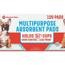 members-mark-multipurpose-absorbent-training-pads-120-pads-holds-8plus-cups-puppy - USA Mega Market