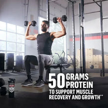 muscle-milk-pro-series-50g-protein-powder-athlete-lifting-weights - Brands For Less USA