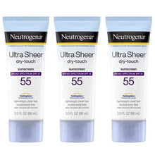 neutrogena-ultra-sheer-sunscreen-3-pack-front-tubes - Brands For Less USA