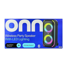 onn. Large Party Speaker Gen 2 with LED Lighting