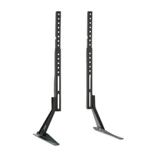onn Tabletop TV Stand for 37" to 70" TVs, Holds up to 110 lbs, Black- Metal Legs for Tabletop