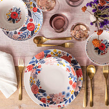 over&back Spring Garden 4-piece Dinner Bowl Set by Jess Phoenix
