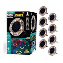 owellSolarMosaicDiskLightsTan_8pk.1 - USA Mega Market