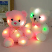 Creative Light Up LED Inductive Teddy Bear Stuffed Animals Plush Toy Colorful Glowing Teddy Bear
