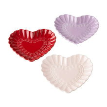 The Pioneer Woman 7.5" Heart Appetizer Plates, Assorted Colors, 3-Pack