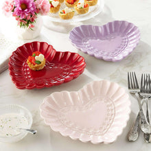 The Pioneer Woman 7.5" Heart Appetizer Plates, Assorted Colors, 3-Pack
