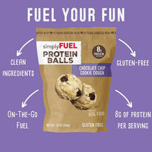 simplyFUELChocolateChipCookieDoughProteinBalls_12oz.8 - USA Mega Market