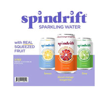 Spindrift Assorted Blood Orange Tangerine, Lemon and Lime Sparkling Water, 2 oz. 24 cans