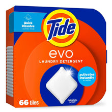 Tide evo Laundry Detergent Fiber Tiles, Original, 66 ct.