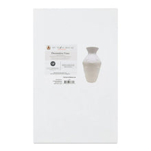 Ceramic Valentine's Day Heart Vase, White, 12", by My Texas House