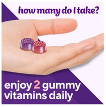 Gomitas multivitamínicas para mujer Vitafusion, vitaminas diarias para mujer, sabor a frutos rojos, 150 unidades