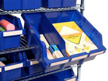 warehouse-24-bin-rolling-storage-rack-closeup-bin-with-cardstock-office-supplies-_8 - USA Mega Market