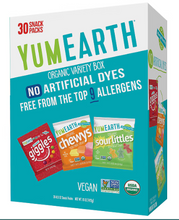 YumEarth Organic Variety Box, 30 ct./0.5 oz.