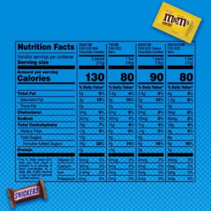 M&M'S, Snickers & Twix Fun Size Spring Break Milk Chocolate Candy - 30.98 Oz Bulk Bag - Brands For Less USA