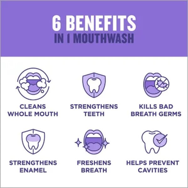 Listerine Total Care Mouthwash, Fresh Mint (33.8 Fl. Oz., 3 Pk.) - Brands For Less USA