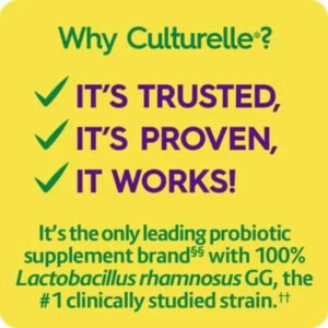 Culturelle Daily Probiotic Supplement Capsules, 10 Billion CFU (80 Ct.) - Brands For Less USA