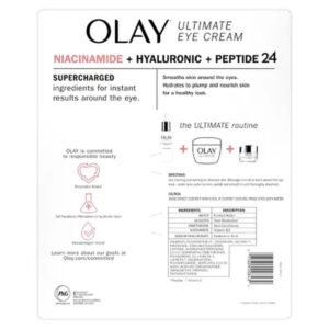 Olay Ultimate Niacinamide + Hyaluronic + Peptide Eye Cream (0.5 Fl. Oz., 2 Pk.) - Brands For Less USA