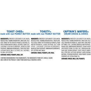 Sandwich Crackers, Variety Pack, 3 Flavors, 8 Individually Wrapped Packs, 6 Sandwiches Each - Brands For Less USA