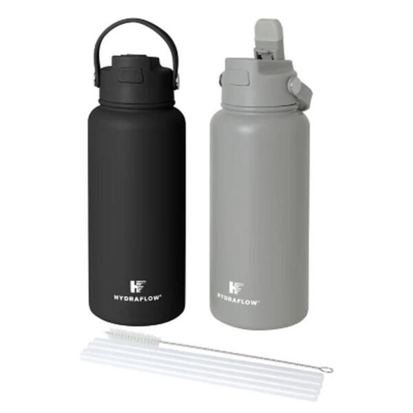 Hydraflow 34-Oz. Hybrid Double Wall Stainless Steel Bottle , 2 Pack (Assorted Colors)