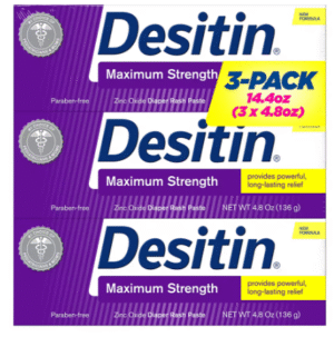 Desitin Baby Diaper Rash Maximum Strength Original Paste, 3 pk./4.8 oz.
