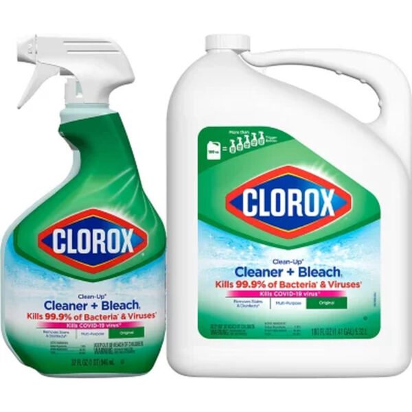 Clorox Clean-Up All-Purpose Cleaner + Bleach, Original (Spray + Refill) - Brands For Less USA