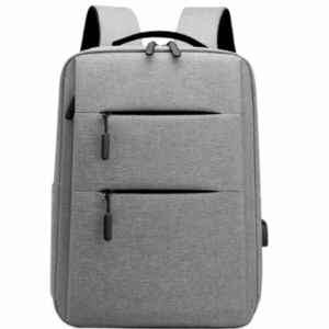 Anti-Theft Laptop Backpack, Waterproof, 15.6 Inch, USB Charging Port, Multi-Compartment for Travel & Office (Black)