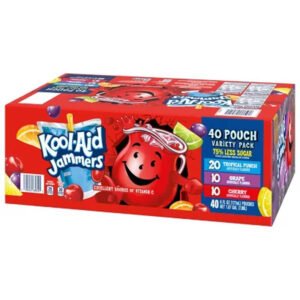 Kool-Aid Jammers Juice Pouches Variety Pack (6 Fl. Oz., 40 Pk.)