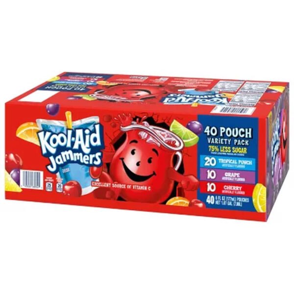 Kool-Aid Jammers Juice Pouches Variety Pack (6 Fl. Oz., 40 Pk.)