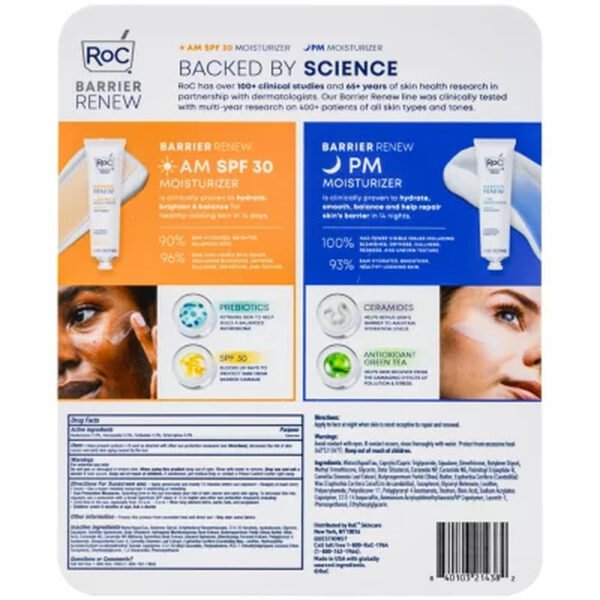Roc Barrier Renew AM + PM Moisturizer Pack (2.5 Oz., 2 Pk.) - Brands For Less USA