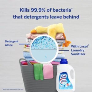Lysol Laundry Sanitizer Additive, Crisp Linen (150 Fl. Oz.) - Brands For Less USA