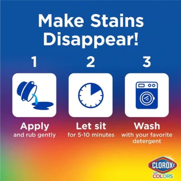 Clorox 2 for Colors - Max Performance Stain Remover and Color Brightener (112.75 Fl. Oz.) - Brands For Less USA
