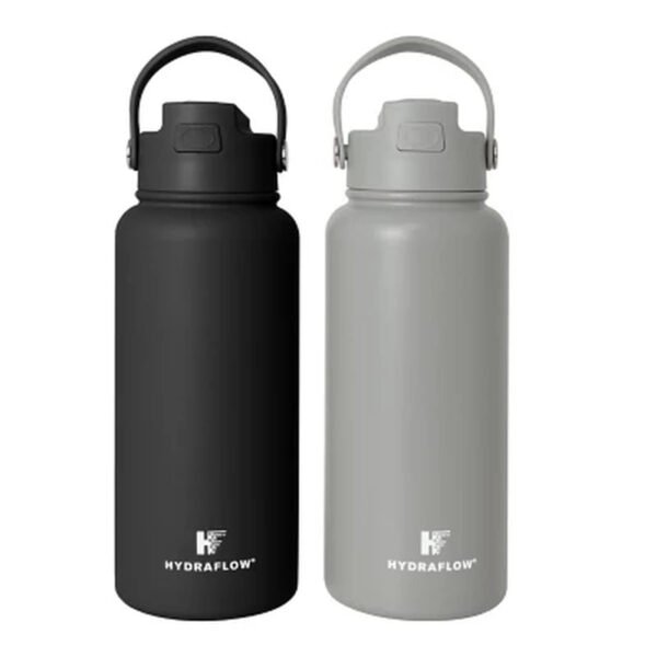 Hydraflow 34-Oz. Hybrid Double Wall Stainless Steel Bottle , 2 Pack (Assorted Colors)