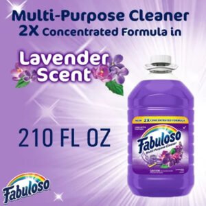 Fabuloso 2X Concentrated Multi-Purpose Cleaner, Lavender (210 Fl. Oz.) - Brands For Less USA