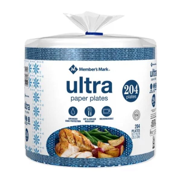 Ultra Dinner Paper Plates, 10" (204 Ct.) - Brands For Less USA