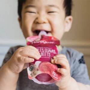 Happy Baby Organics Stage 2 Clearly Crafted Oats & Fruit Pouches Variety Pack (4 Oz., 12 Ct.)