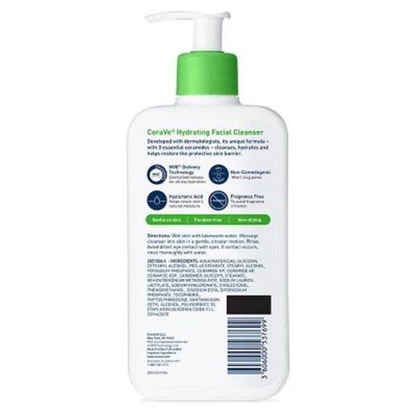 Cerave Hydrating Facial Cleanser, Normal to Dry Skin (12 Fl. Oz., 2 Pk.) - Brands For Less USA