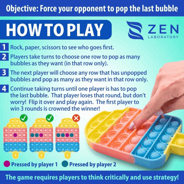 (50 Pcs) Fidget Toys Pack Poppers Pop It Its Popit Toy Popitsfidgets Popping Set, Autism Sensory Travel Toys Autistic Toddlers 1-3 Kids Gift Girls Treasure Box Mini Poppet Figit Package Figetget ADHD - Brands For Less USA