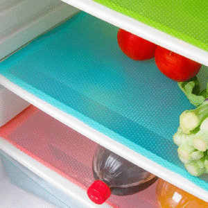 8 Pcs Refrigerator Liners, Maynest Washable Mats Covers Pads, Home Kitchen Gadgets Accessories Organization for Top Freezer Glass Shelf Wire Shelving Cupboard Cabinet Drawers (3 Blue+3 Green+2 Red) - Brands For Less USA