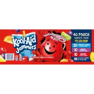 Kool-Aid Jammers Juice Pouches Variety Pack (6 Fl. Oz., 40 Pk.)