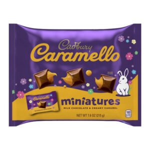 Caramello Miniatures Milk Chocolate Caramel Easter Candy, Bag 7.6 Oz