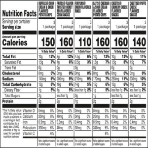 Family Fun Mix Variety Pack Snack Chips, 18 Count Multipack - Brands For Less USA