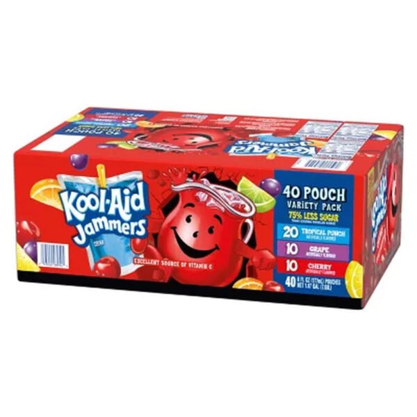 Kool-Aid Jammers Juice Pouches Variety Pack (6 Fl. Oz., 40 Pk.)