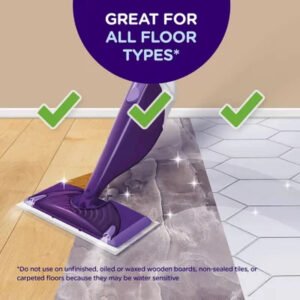 Swiffer Wetjet Refill Pack, Lavender (32 Pads + 2 Bottles) - Brands For Less USA